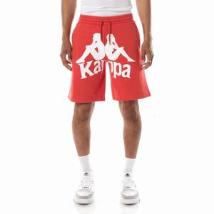 Bermudas Kappa Authentic Anjuan Rojos Blancos | 09178-PISJ