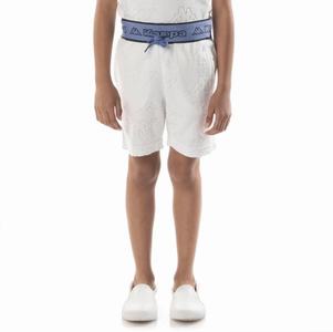 Bermudas Kappa Logo Tape Eko Blancos Azules | 79035-APKO