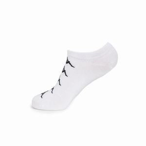 Calcetines Kappa Authentic Assis 1 Pack Blancos Negros | 72568-NGIL