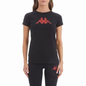 Camiseta Kappa Authentic Geneve Negros | 60942-DESW