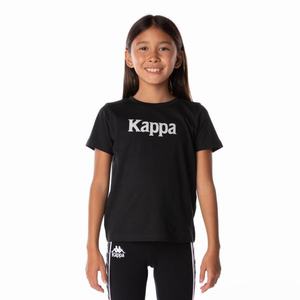 Camiseta Kappa Authentic Runis Negros | 06973-RBUH