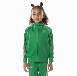 Chaquetas Deportivas Kappa Logo Tape Dartem Verdes | 52637-HUXR