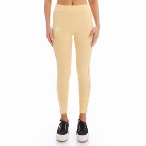 Leggins Kappa 222 Banda Baldhill Amarillos Claro Blancos | 21396-BFVE