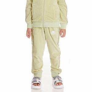 Pantalones Deportivos Kappa 222 Banda Lorence Verdes Verde Oliva | 41867-EBFY