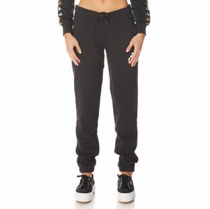 Pantalones Deportivos Kappa Authentic Ambalavao Negros | 28643-NDPZ