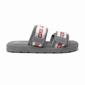 Sandalias de Diapositivas Kappa Logo Kalente Grises | 72159-YNQS