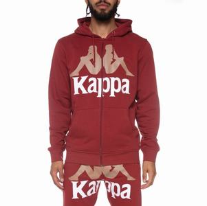 Sudadera Con Capucha Kappa Authentic Awert Vino | 63418-HWUA