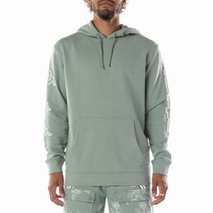 Sudadera Con Capucha Kappa Logo Avo Verde Oliva | 01649-XUHA