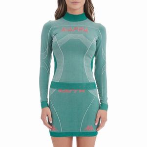 Sujetadores Deportivos Kappa Authentic Jaworzno Knit Top Verdes | 40857-THCM